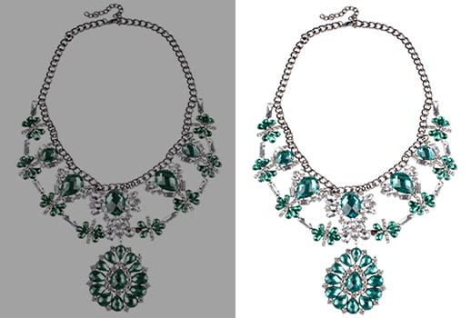 High End jewelry photo editing service