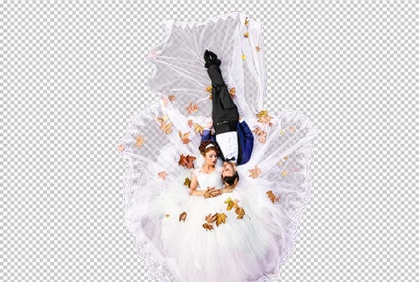 wedding photo retouch transparent background