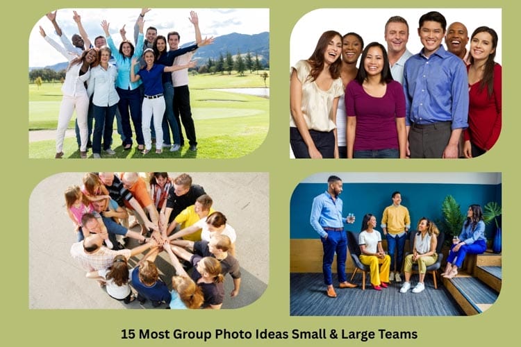 Most Group Photo Ideas Small & Large Teams