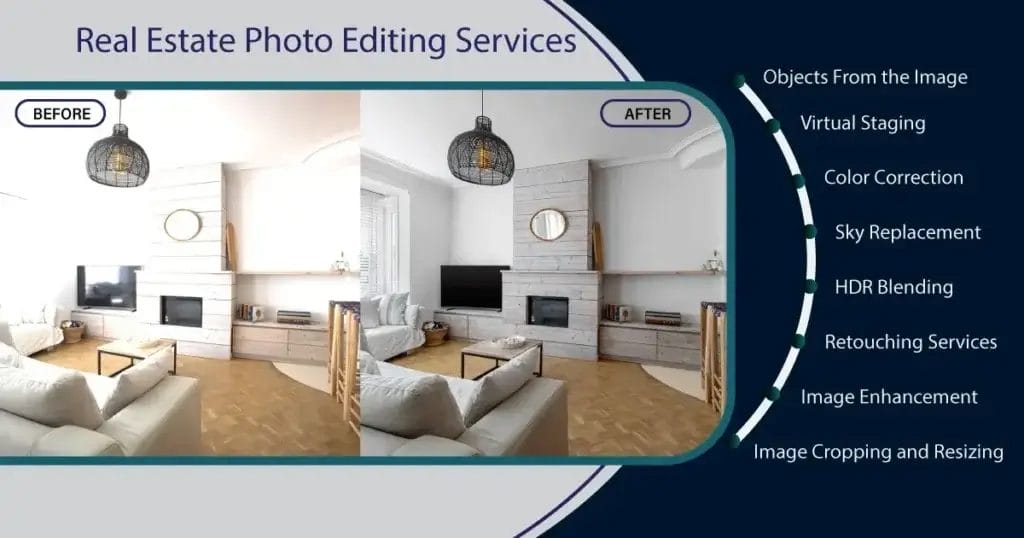 real estate photo editing service provider GraphicXer